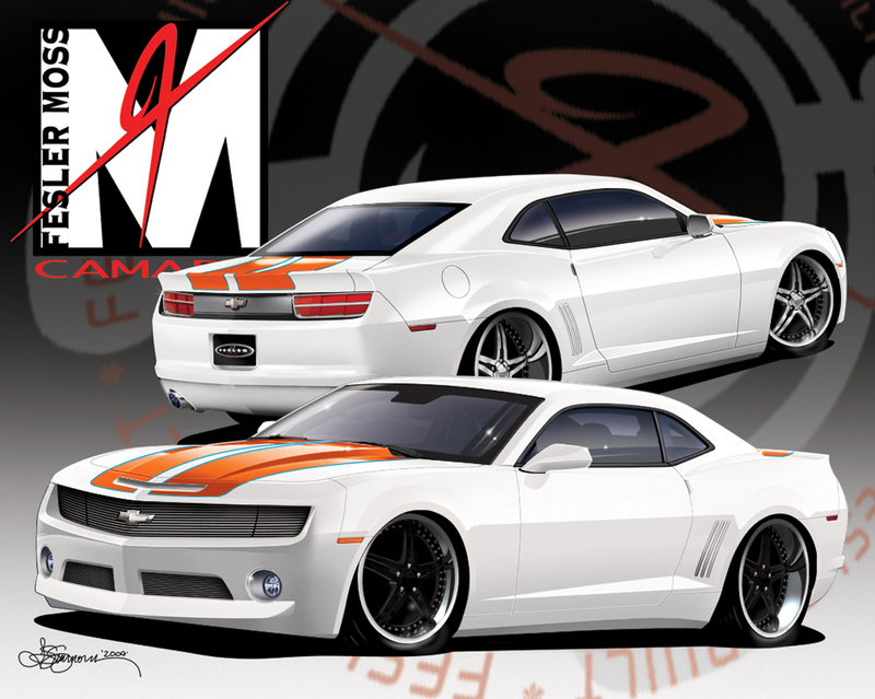Illustration for article titled Fesler-Moss Builds A Corvette ZR1-Powered Camaro SS